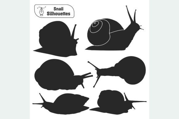 Animal Snail Silhouette Vector: A Designer's Secret Weapon