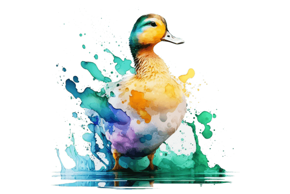 Cute Duck Farm Animal: Whimsy for Your Creative Projects