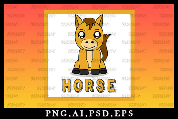 Cute Kawaii Horse Animal Clipart: Creative Asset Guide