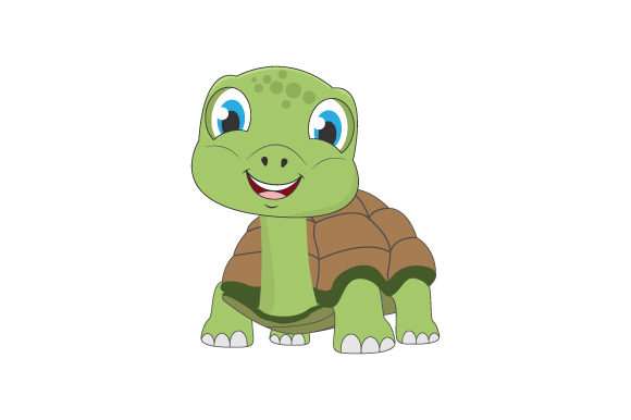 Cute Turtle Animal Cartoon: A Font with Character and Charm