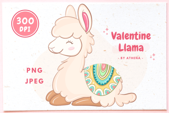 Cute Valentine's Day Llama Craft for Creative Projects