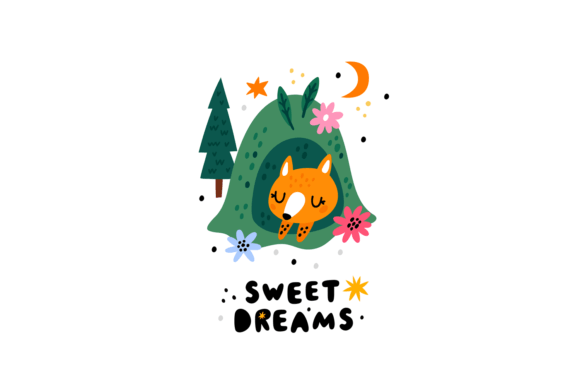 Funny Fox Card: Nordic Kids Style Animal