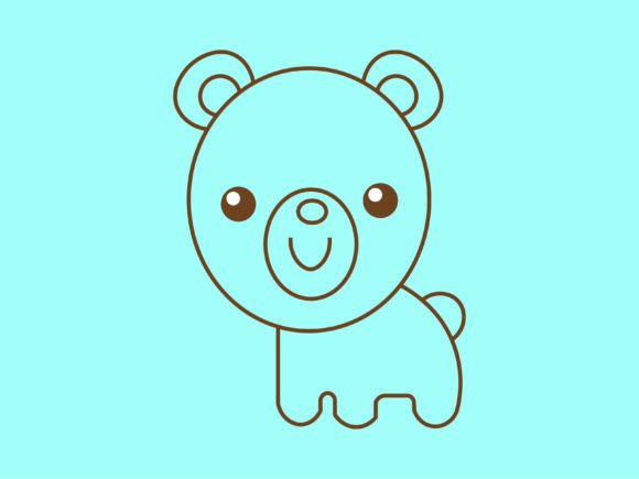 Kawaii Animal Bear Line Background: A Designer's Guide