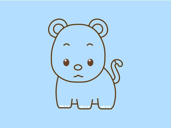 Kawaii Animal Rat Line Background: A Designer's Playbook
