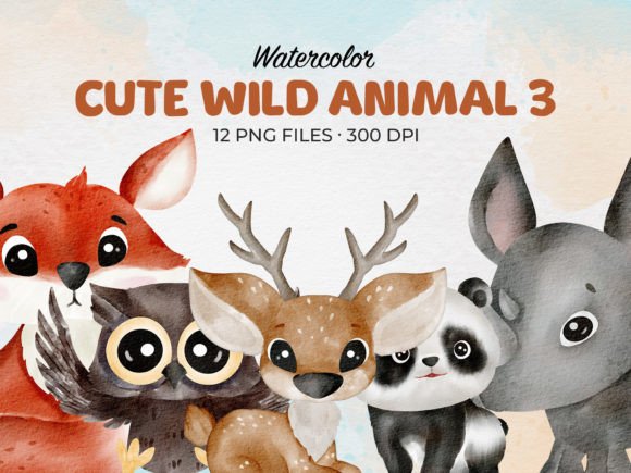 Wild Watercolor: Bringing Nature to Life with Clip Art